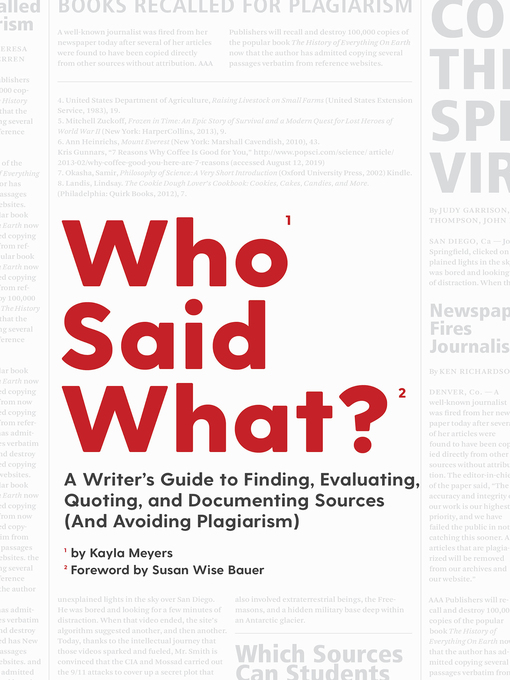 Title details for Who Said What? by Kayla Meyers - Available